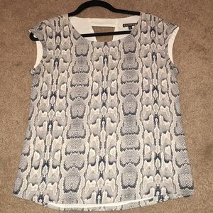 Snake skin Express top